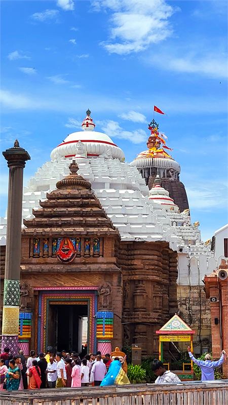 Temple architecture detail